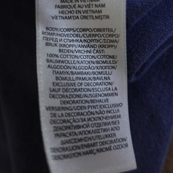 Ralph Lauren Mens Featherweight Mesh Button Up Shirt XL Blue Cotton Long Sleeve - Picture 9 of 9